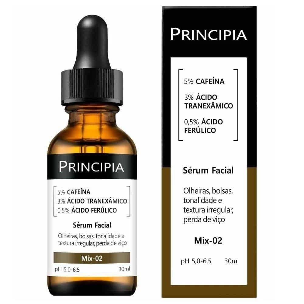 PRINCPIA sérum tem um efeito significativo em olheiras, bolsas sob os olhos e imperfeições.