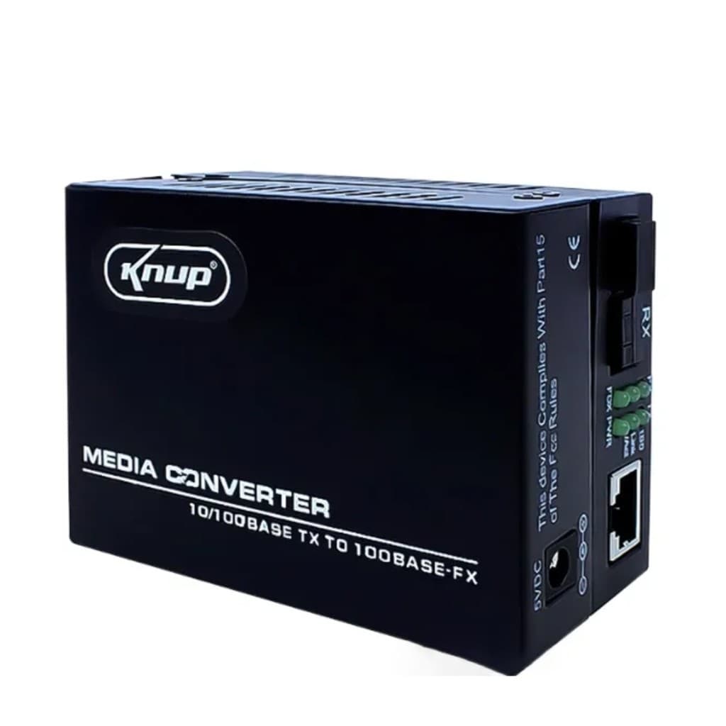 Par Conversor De Fibra Óptica Mídia Gigabit 1000Mbps Rede RJ45  A+B KP-AD147
