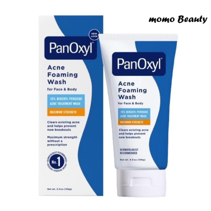 PanOxyl Limpador Espumante Anti-Acne 10% Peróxido de Benzóíla Controle de Óleo de Aminoácido 4% Limpador Facial