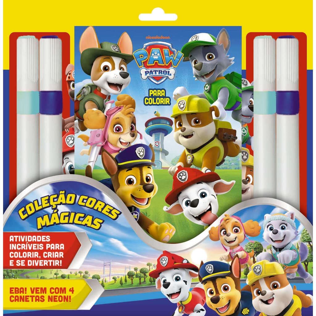 Coleção Cores Mágicas - Patrulha Canina