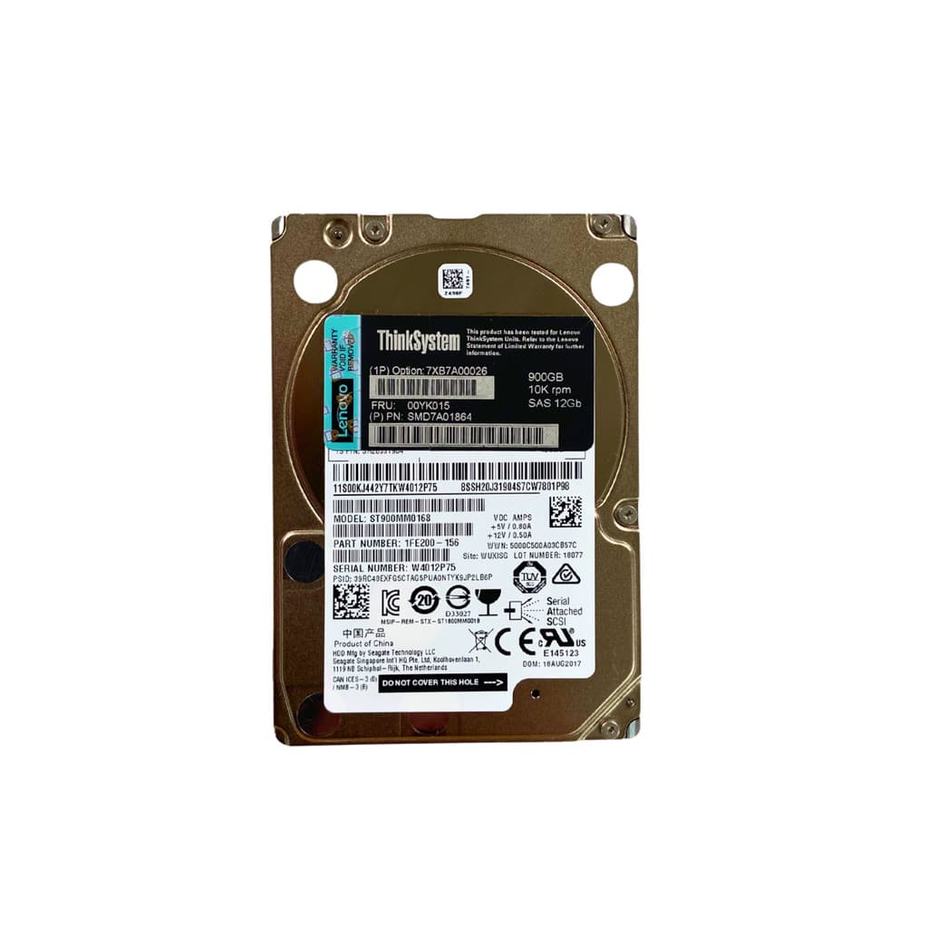 HD Lenovo ThinkSystem 900GB SAS 2.5 10000RPM 12Gbps