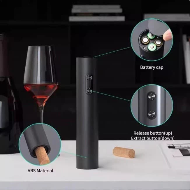 Saca-rolhas elétrico automático, acessórios para vinho/vinho tinto