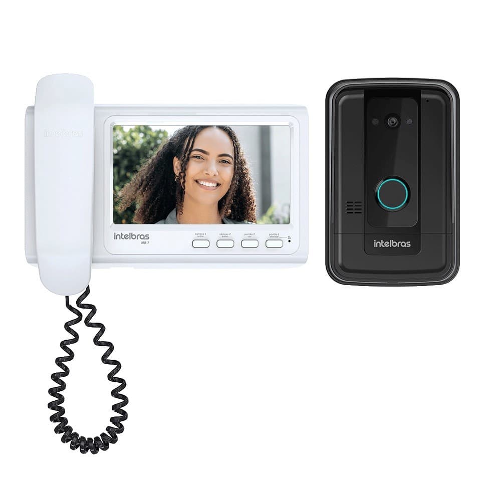 Vídeo Porteiro Eletrônico Ivr 7 Com Monofone Intelbras 