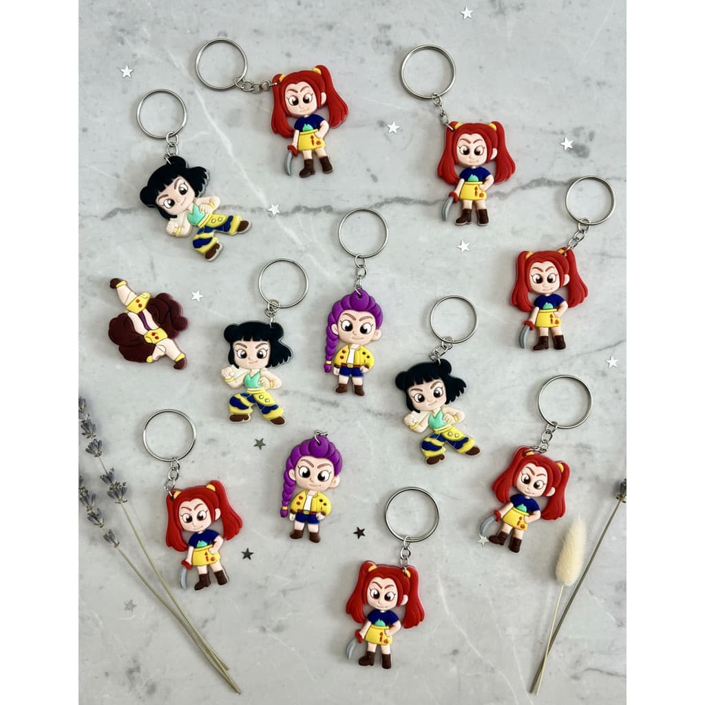 Lembrancinha Guerreiras Kpop 10un Chaveiro K-pop Rumi Zoey 