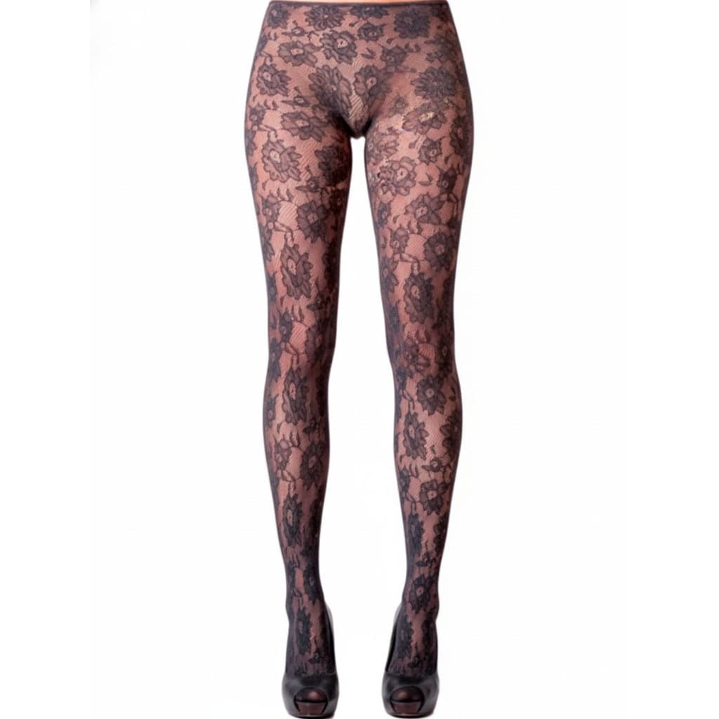 Meia Calça Fio 40 Duo Floral Trifil 6018