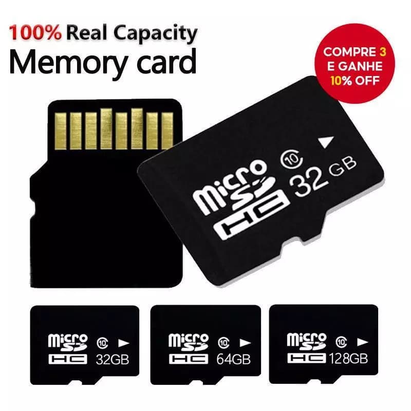 Cartão De Memória Ultra A1 Classe 10 4gb / 8gb / 16gb / 32gb/ 64gb/128gb TF À Prova D'água