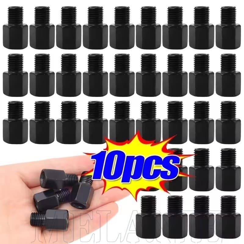 Parafusos Para Espelho De Motocicleta M10-Peças Adaptadoras De Universal-Parafuso De Conversão Retrovisor Substituição D