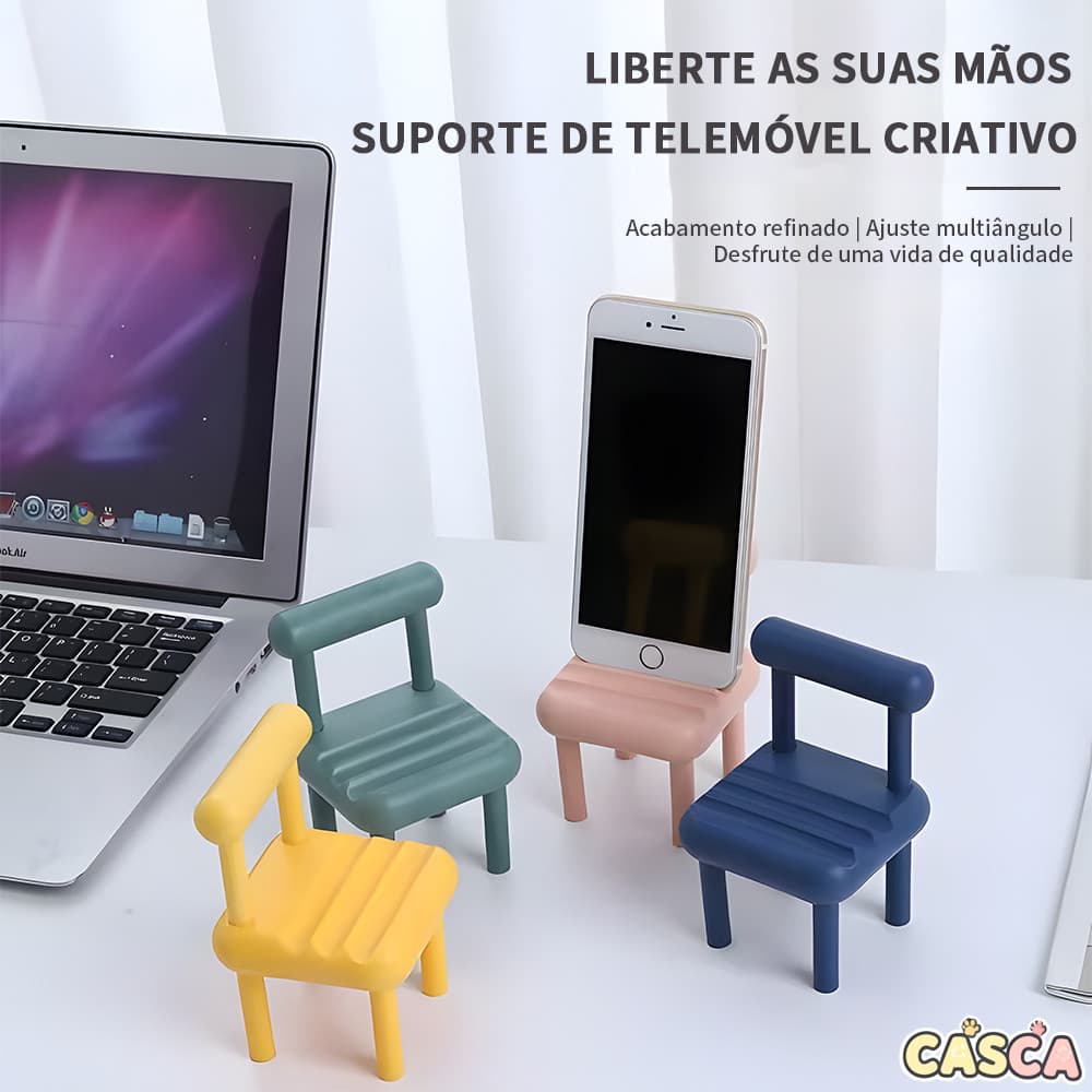 Suporte Para Celular Formato De Cadeira ZJ004