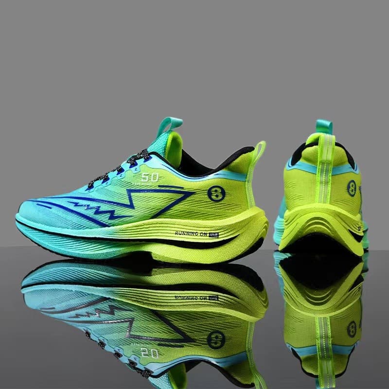 Tênis De Corrida Grandes Com Placa De Carbono , Malha Ultraleve E Respirável , Casual Versátil , Tamanhos 34-45