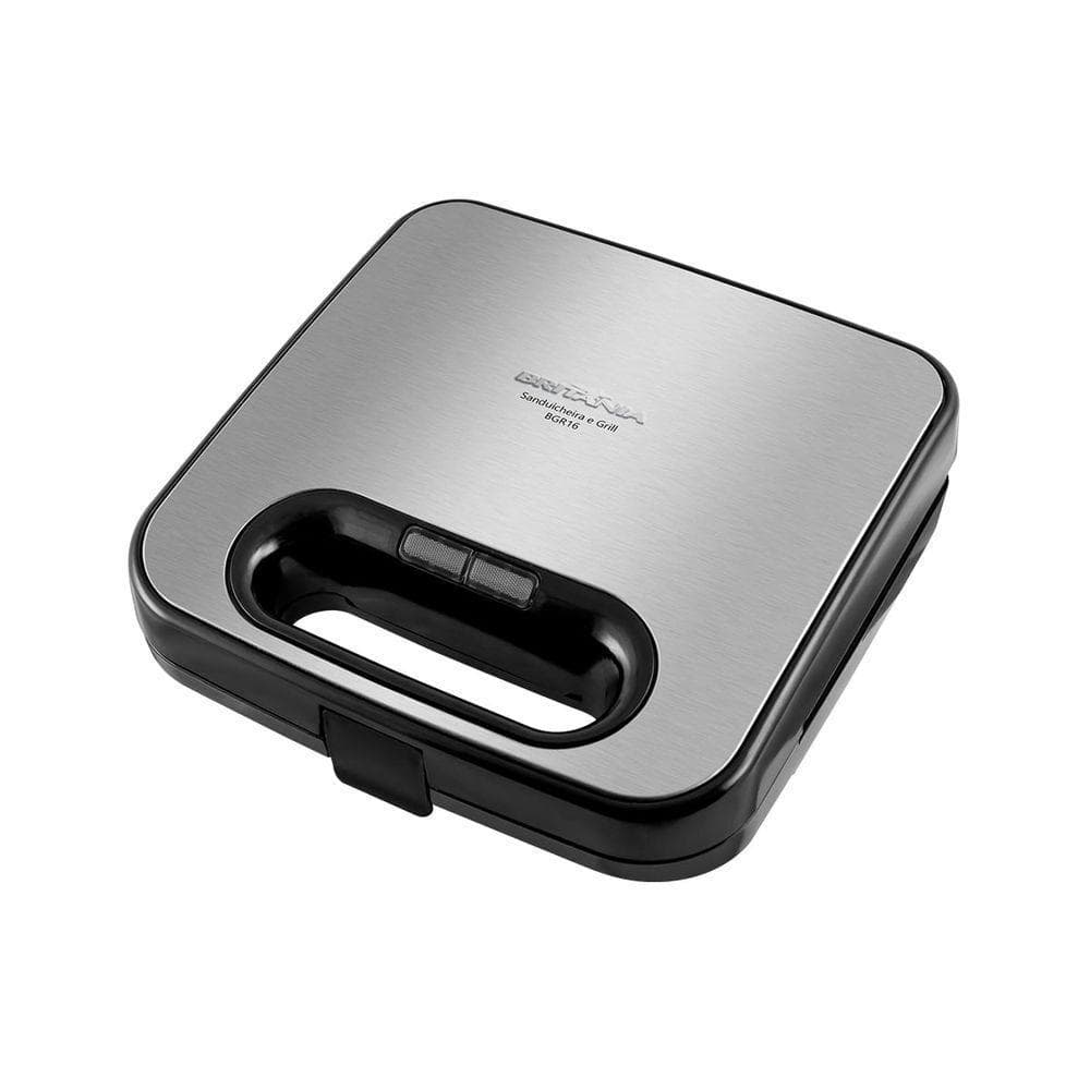 Sanduicheira E Grill Britânia BGR16 2 Em 1 Redstone 750W 110V