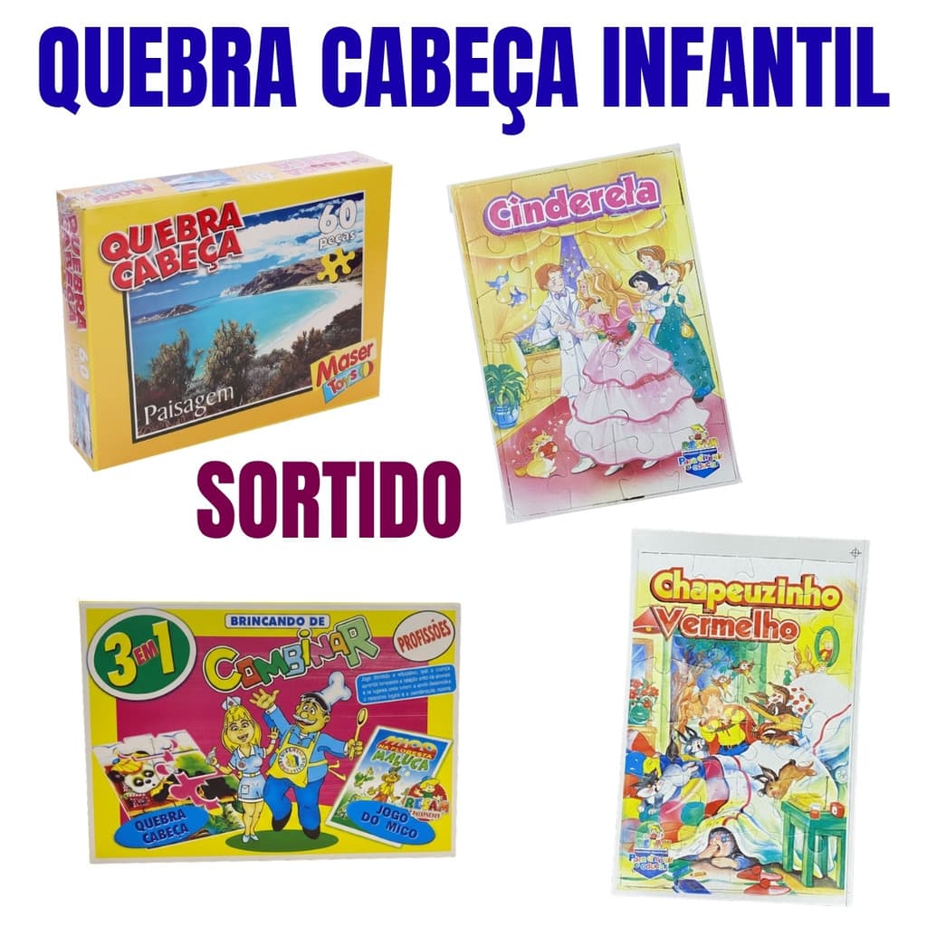 Kit Educativo Infantil – Balões Temáticos e Quebra-Cabeças Coloridos