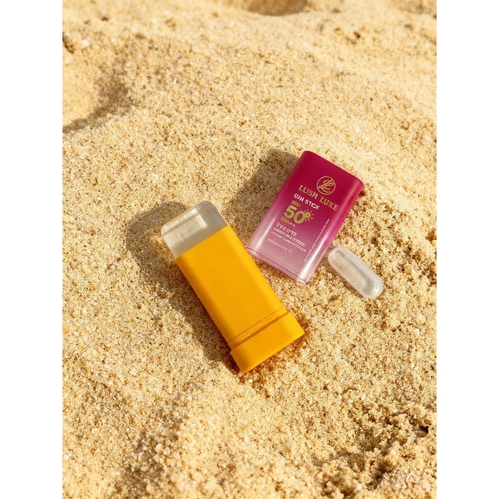 Protetor solar hidratante em bastão |Spf60+ pa+++ à prova d'água |20g leve e iluminador， sem oleosidade