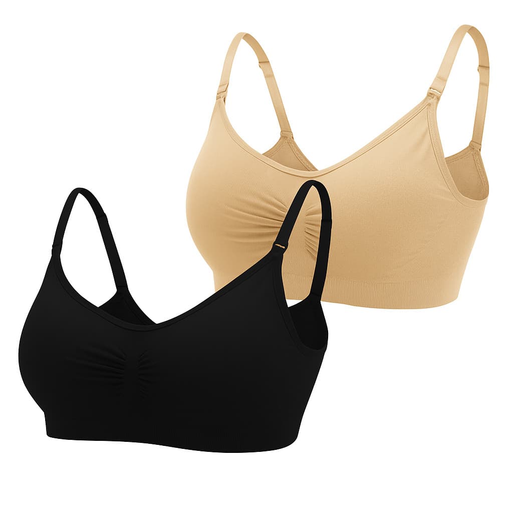 Kit 2 Top Sutiã Sensual Com Alça E Fecho Ajustável Premium liso