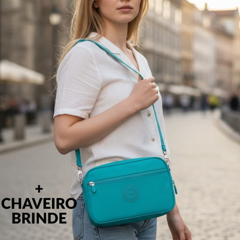 Bolsinha Estojo Carteira de Mão Porta Celular Com Tres Divisōes e Chaveiro Macaquinho