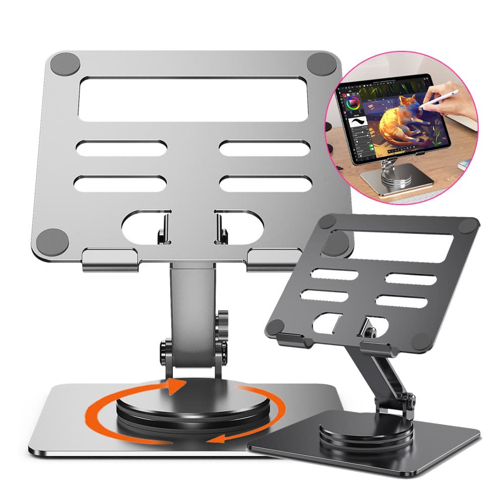 Suporte Alumínio Telescópico Giratório Para Tablet Pad 10.6  Pronta Entrega