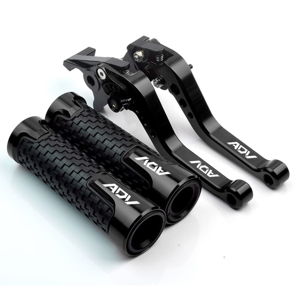 Conjunto De Alavanca CNC Honda ADV150 ADV160 2019-2025-6 Velocidades Ajustáveis + Proteção Do Guiador