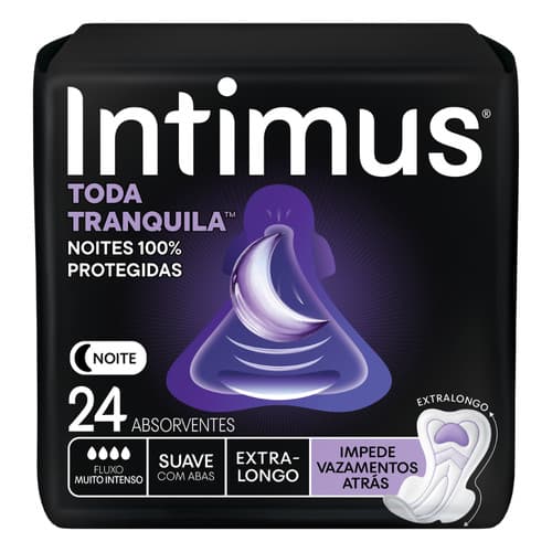 Absorvente Intimus Toda Tranquila Noite  - 24 Unidades