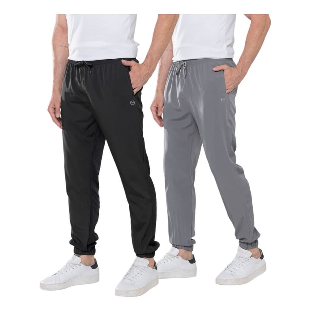 Kit 2 Calças Jogger Masculinas Com Elastano E Bolsos