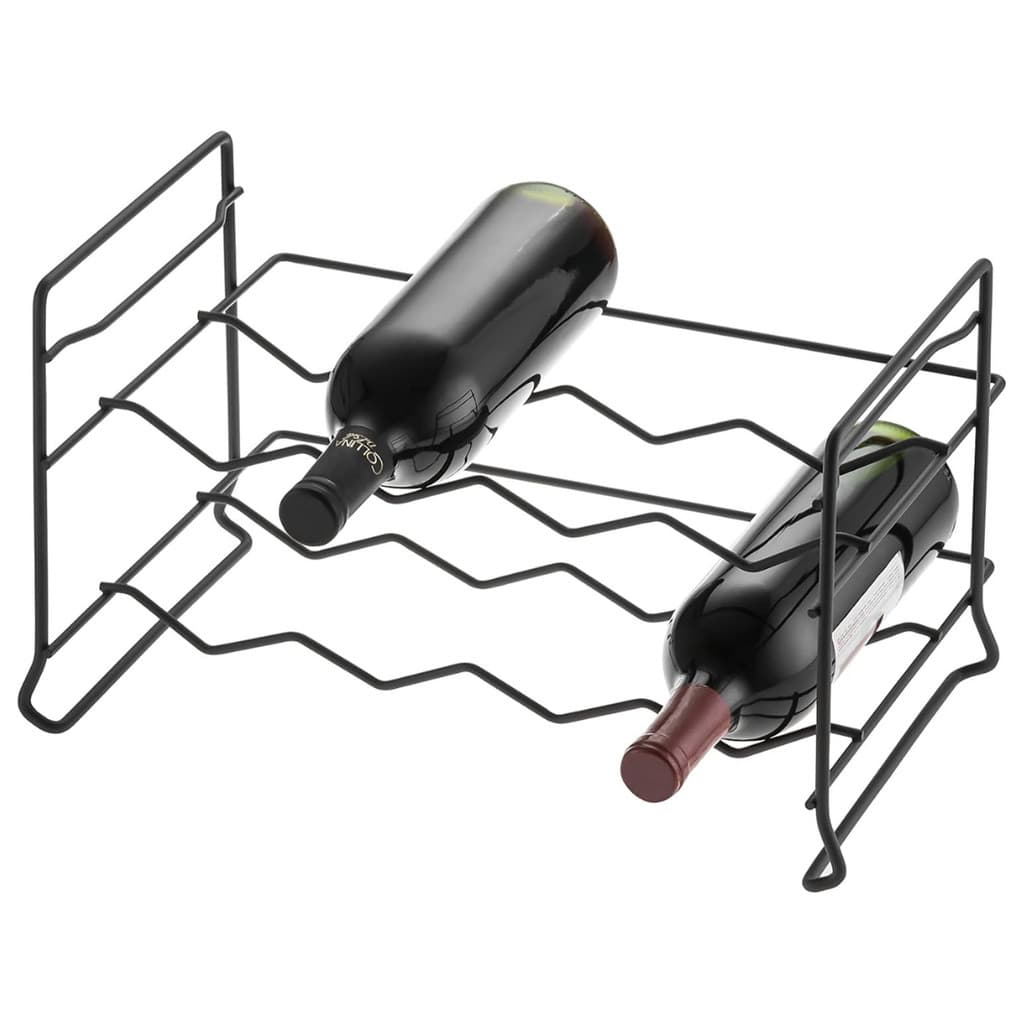 ADEGA EMPILHÁVEL MERLOT 8 GARRAFAS PRETO FOSCO - SCHMITT