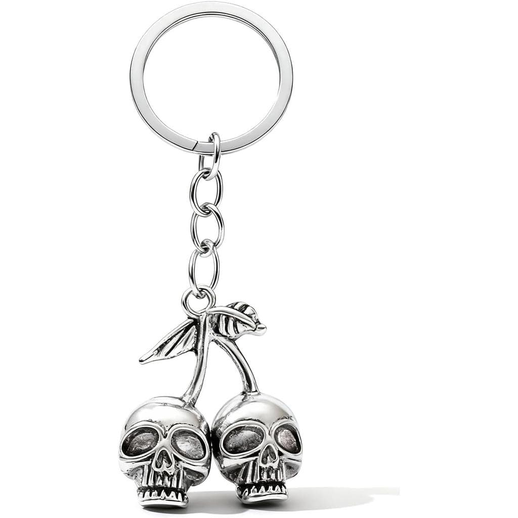 Kawaii Legal Halloween Chaveiro Goth Cereja Crânio Para Chaves Do Carro Bolsa Encantos Bonito Arco Acessórios Presentes 
