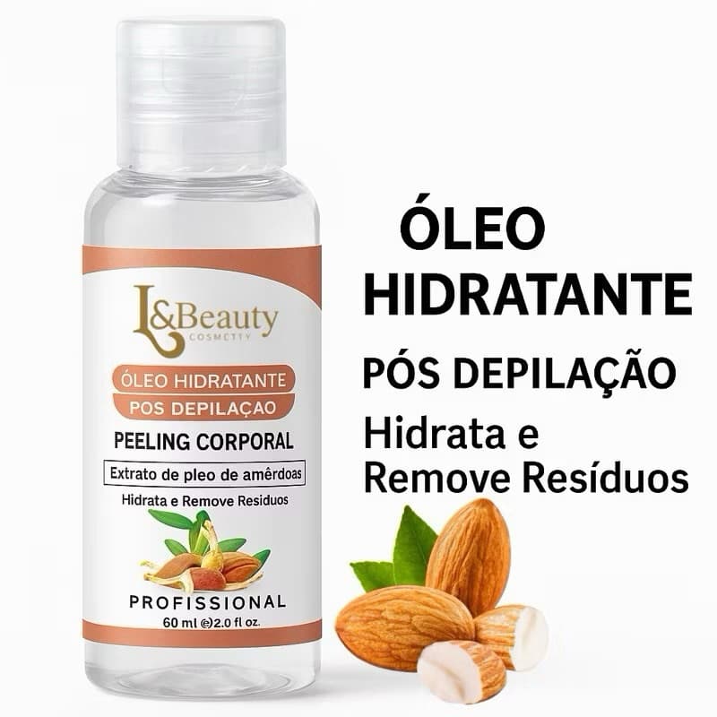 Óleo Removedor De Cera Hidratante Pós Depilação 60ml - L&beauty