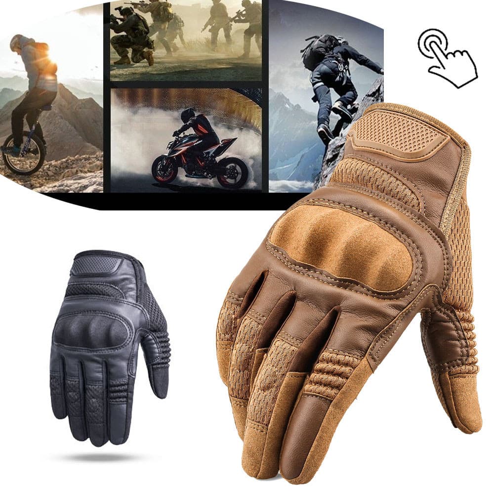 Luvas Táticas Para Motoqueiro Com Touch Celular Escalada