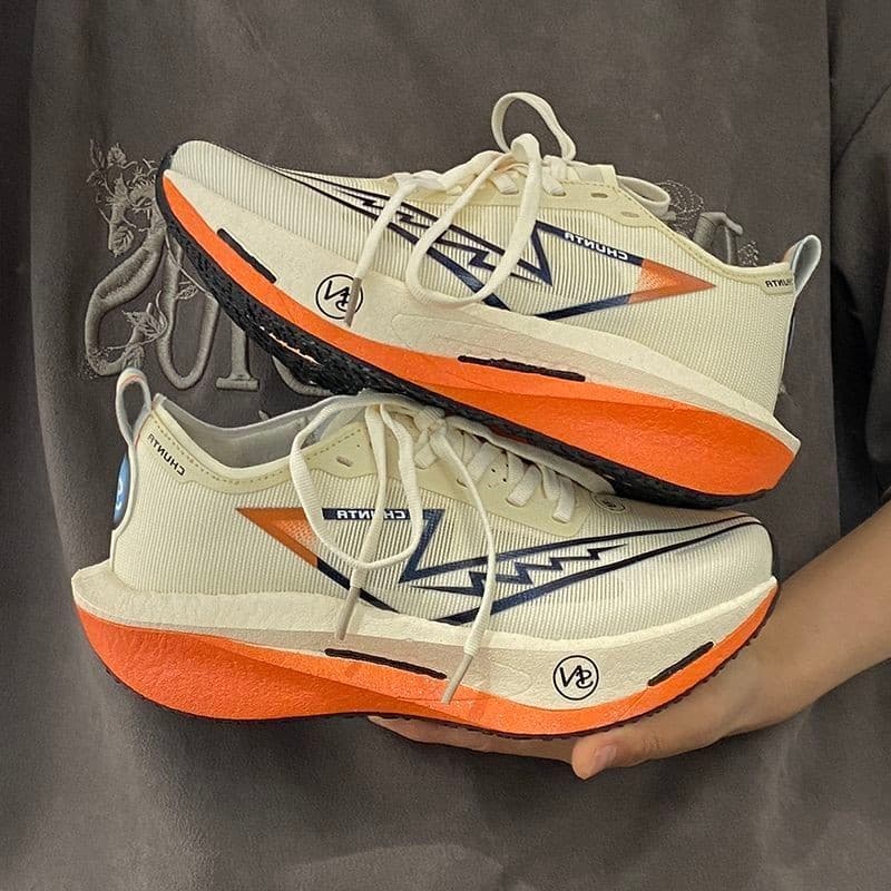 2025 Novo Estilo Malha Respirável Profissional Maratona Palma Completa Placa De Carbono Tênis De Corrida Sapatos Esporti