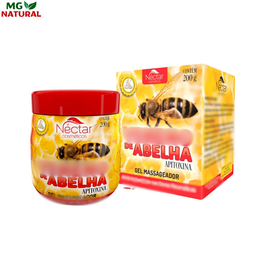 Kit 3 Gel Massageador Abelha 200g Nectar Cosméticos