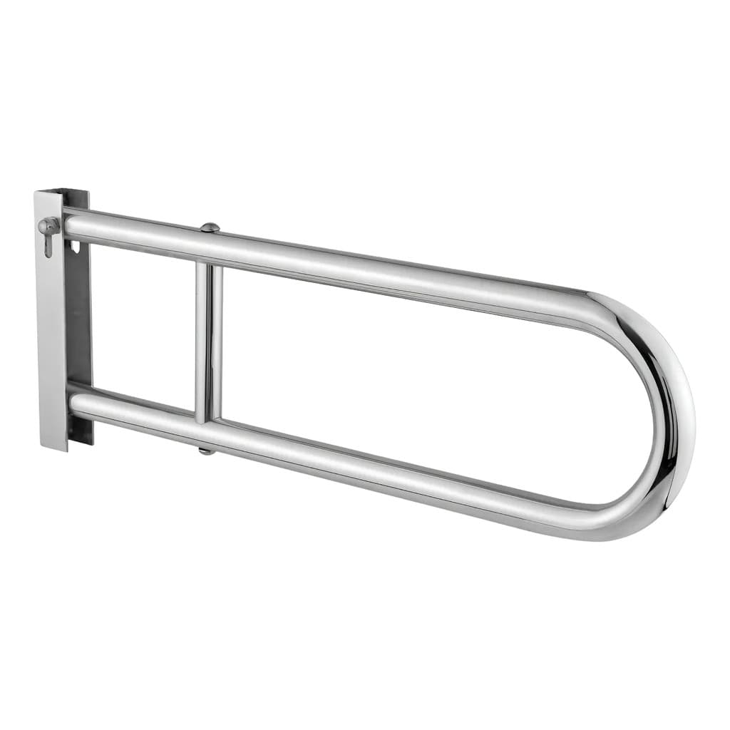 Barra De Apoio 60 cm Articulada Segurança Para Banheiro Inox