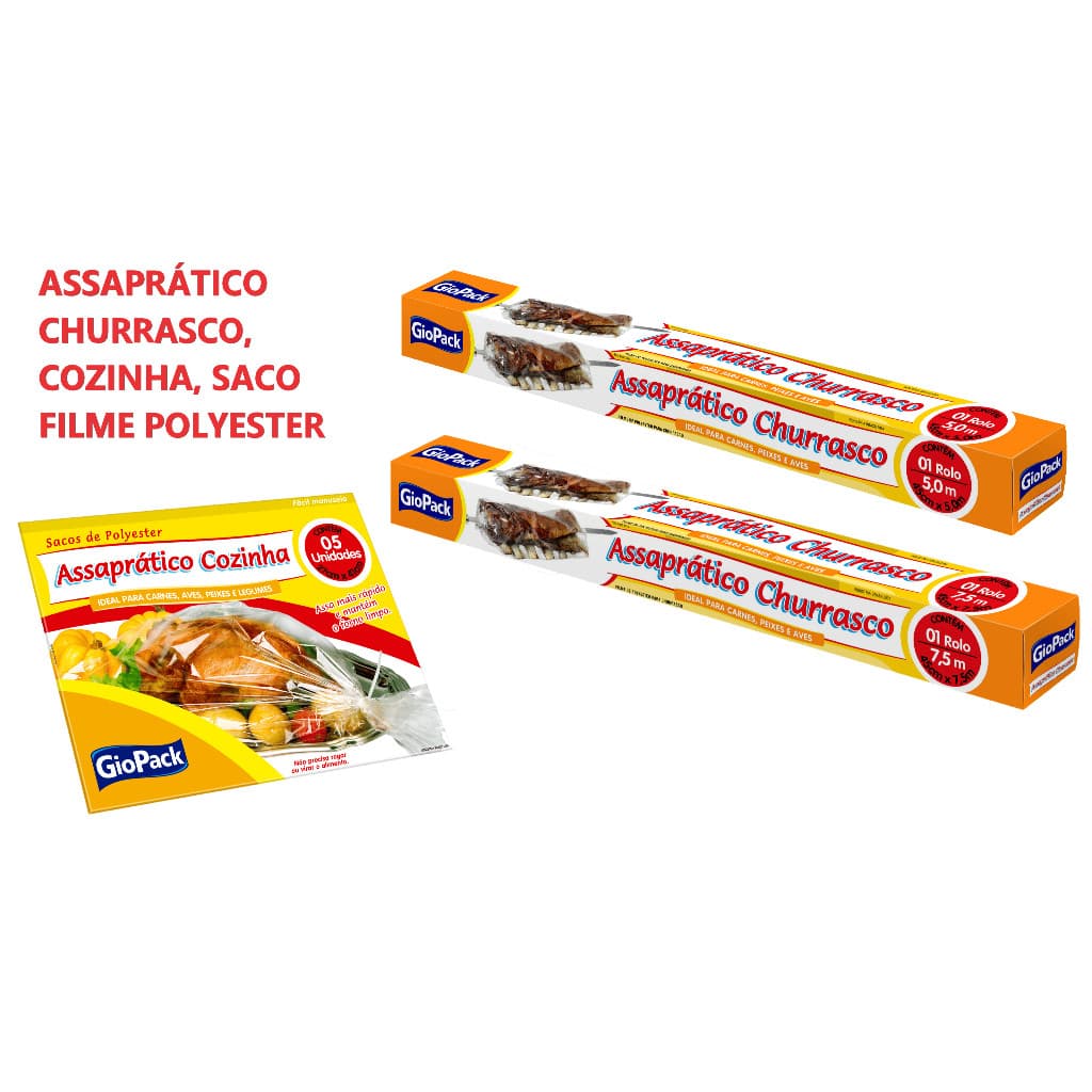 Assa Fácil Papel de Poliester Antiaderente para Cozinha e Churrasco Resistente ao Calor