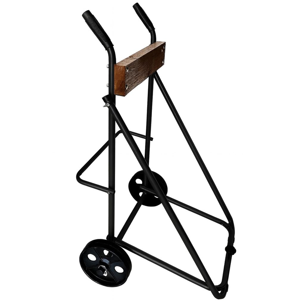 Carrinho Desmontável P/ Motores De Popa Até 30 HP Preto