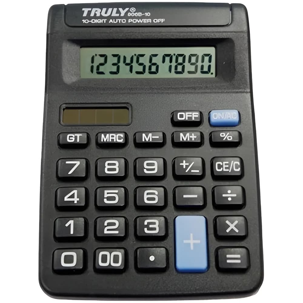 Calculadora Truly 10 Dígitos 806B-10