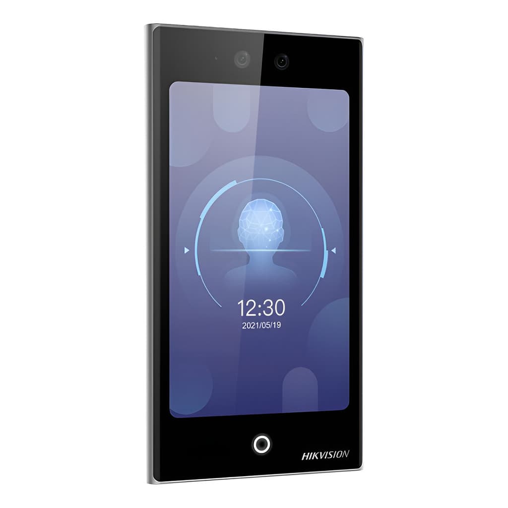 Controle de acesso IP com Reconhecimento Facil RFID digitais Hikvision DS-K1T671M-L com camera 2MP Voltagem:110/220V