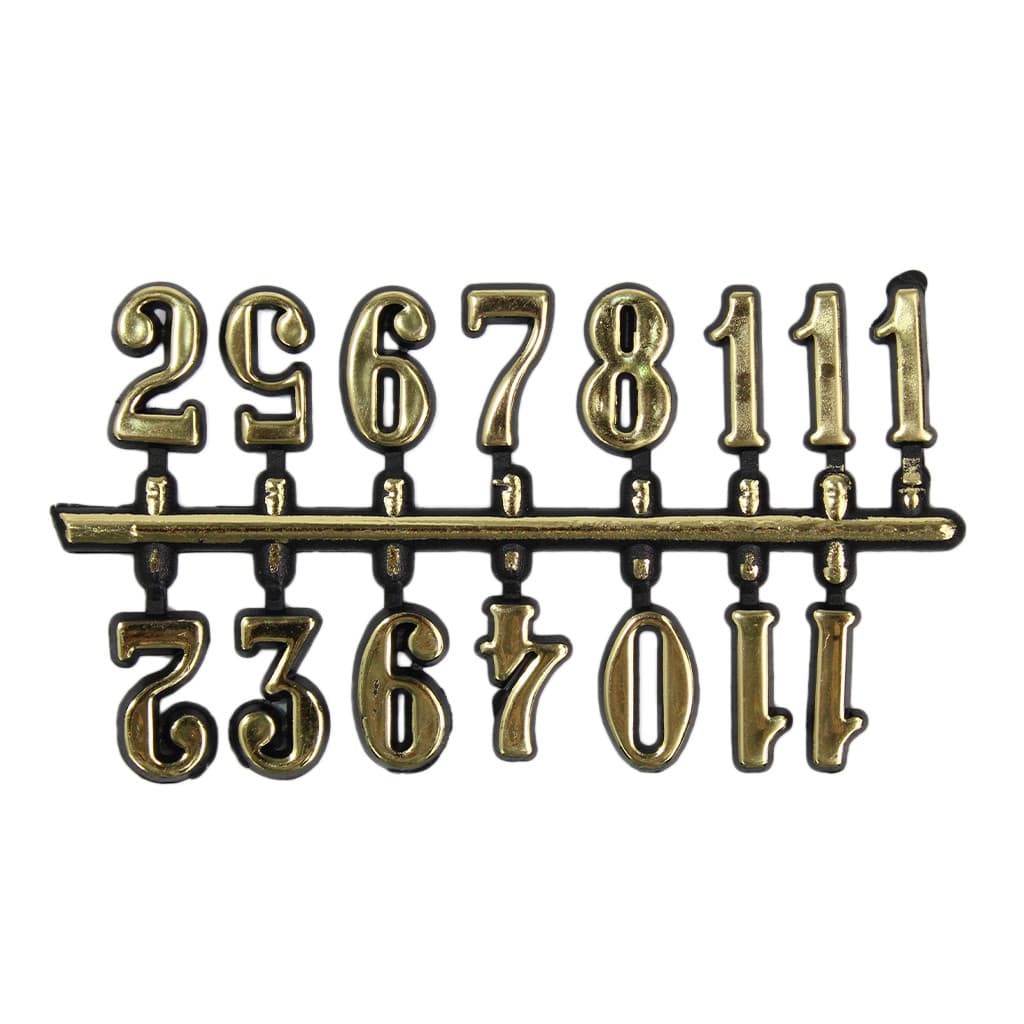 Número Arábico Para Relógio E Ponteiros Pequeno Grande Prata Ou Dourado