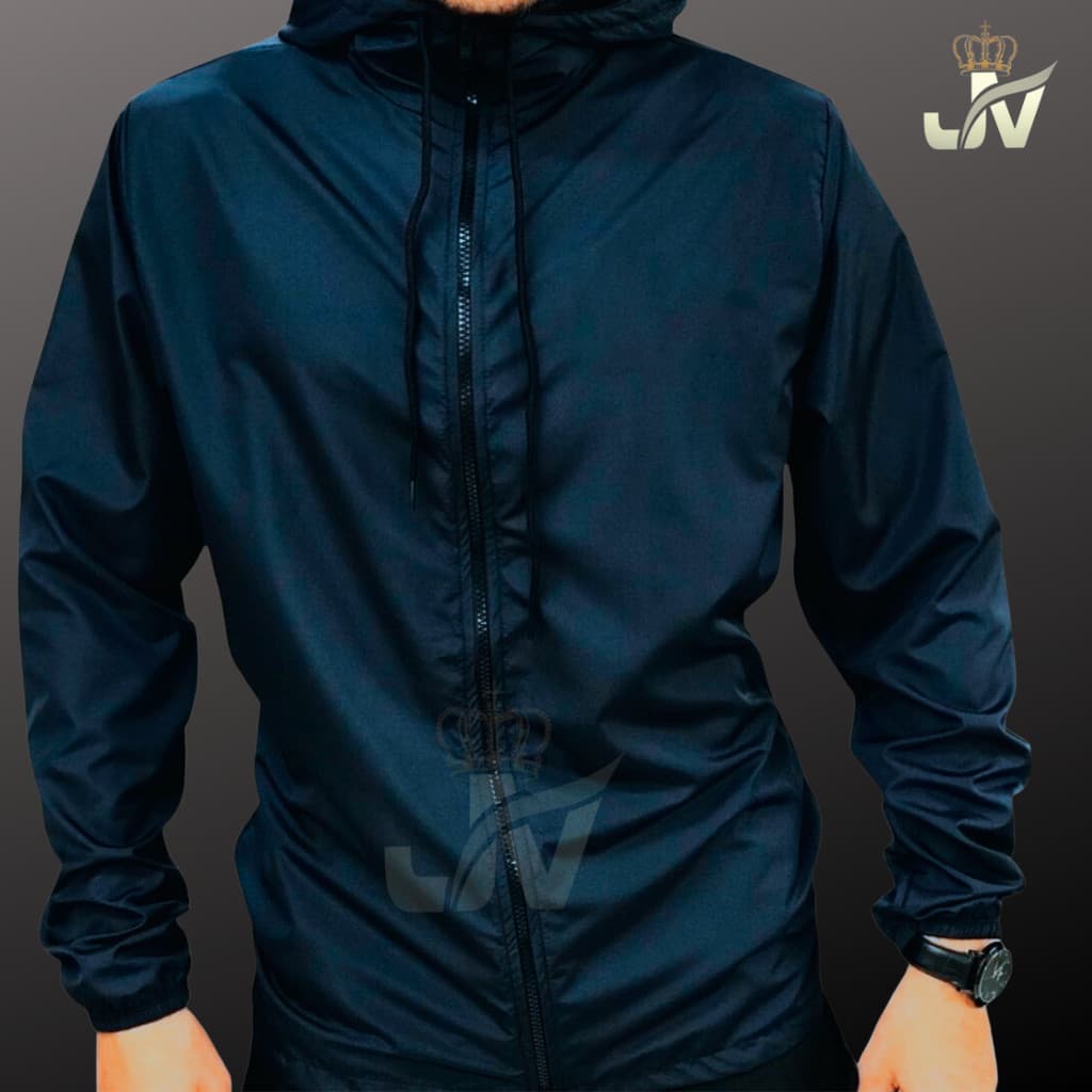 Jaqueta Corta Vento Masculino Azul Marinho
