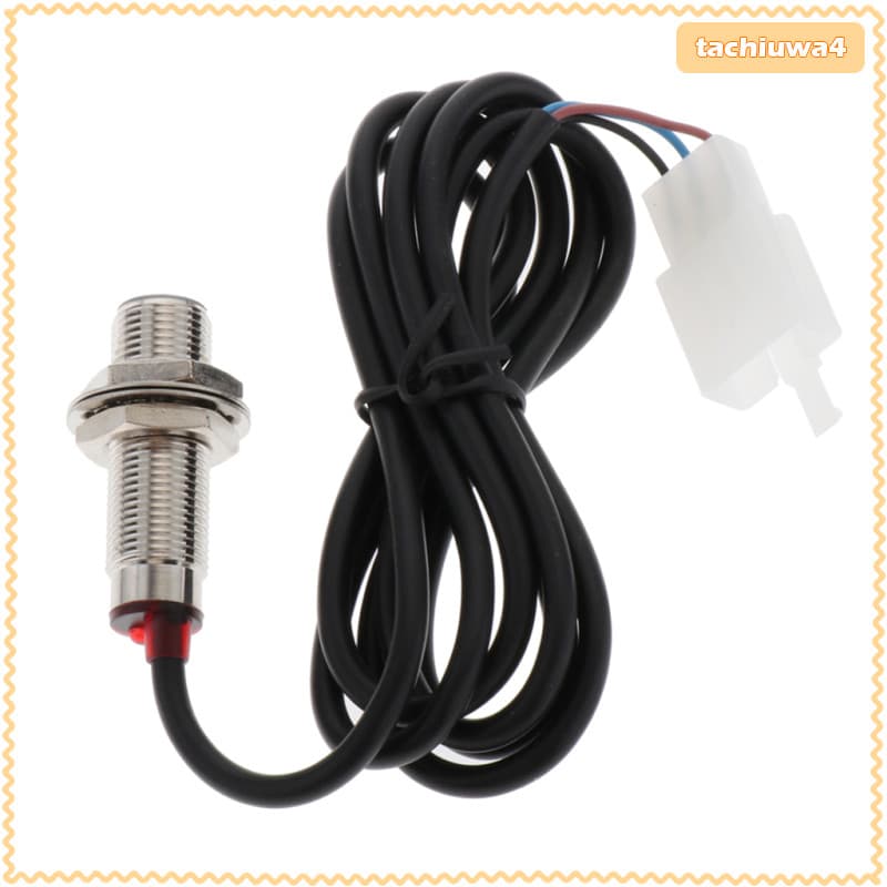 [Tachiuwa3] 12 (V) Odômetro Digital Sensor Cabo Fio Com Velocímetro De Motocicleta