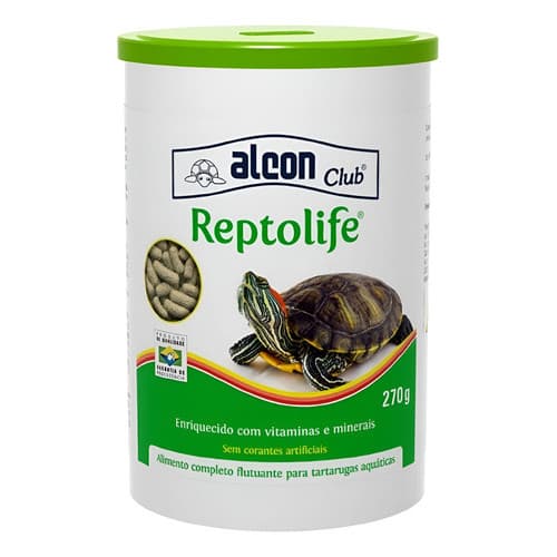 Ração Alcon Reptolife Tartaruga 270 Gramas Verde