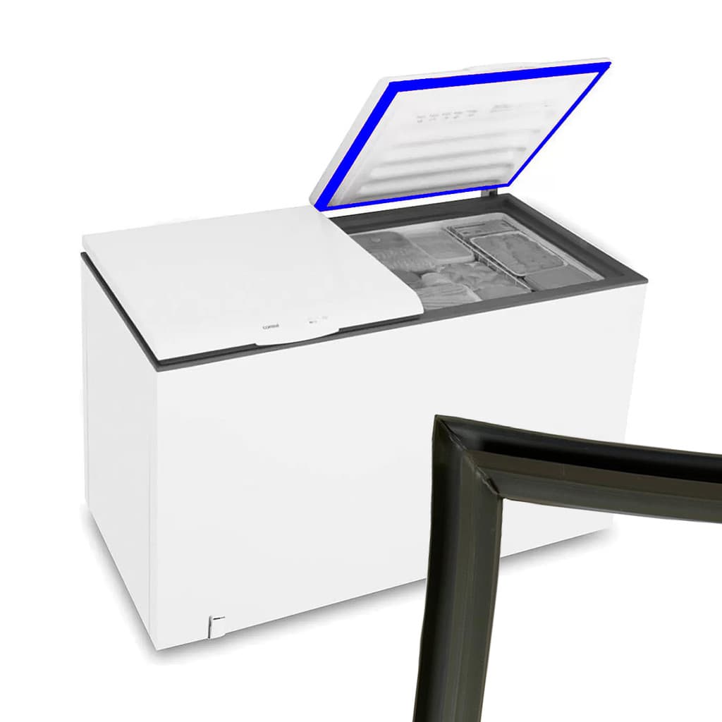 Borracha Vedação Para Esmaltec Freezer Efh350 48x63cm
