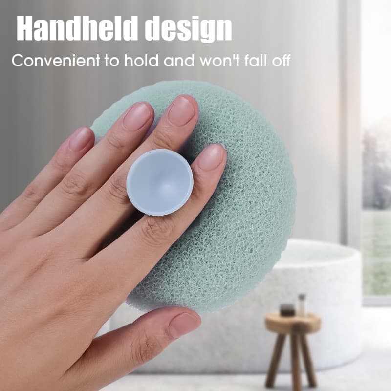 Bola De Banho Com Ventosa , Espuma Rica , Purificador Corporal , Massagem , Esponja Esfoliante WL-2543