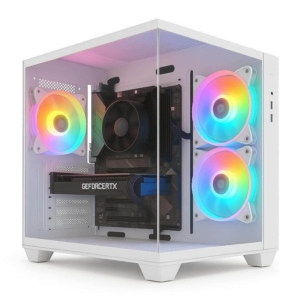 PC Gamer Skill Aquarium, AMD Ryzen 7 5700G, 16GB, Radeon Vega 8, SSD 512GB M.2, Fonte 500w, Branco SKA053
