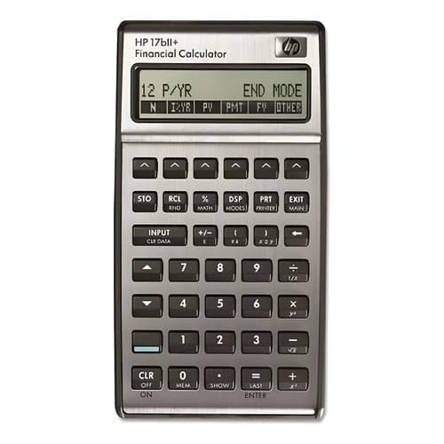 Calculadora Hp 17bii+ 10dígitos Financiera Multilingue Cinza Cientifica