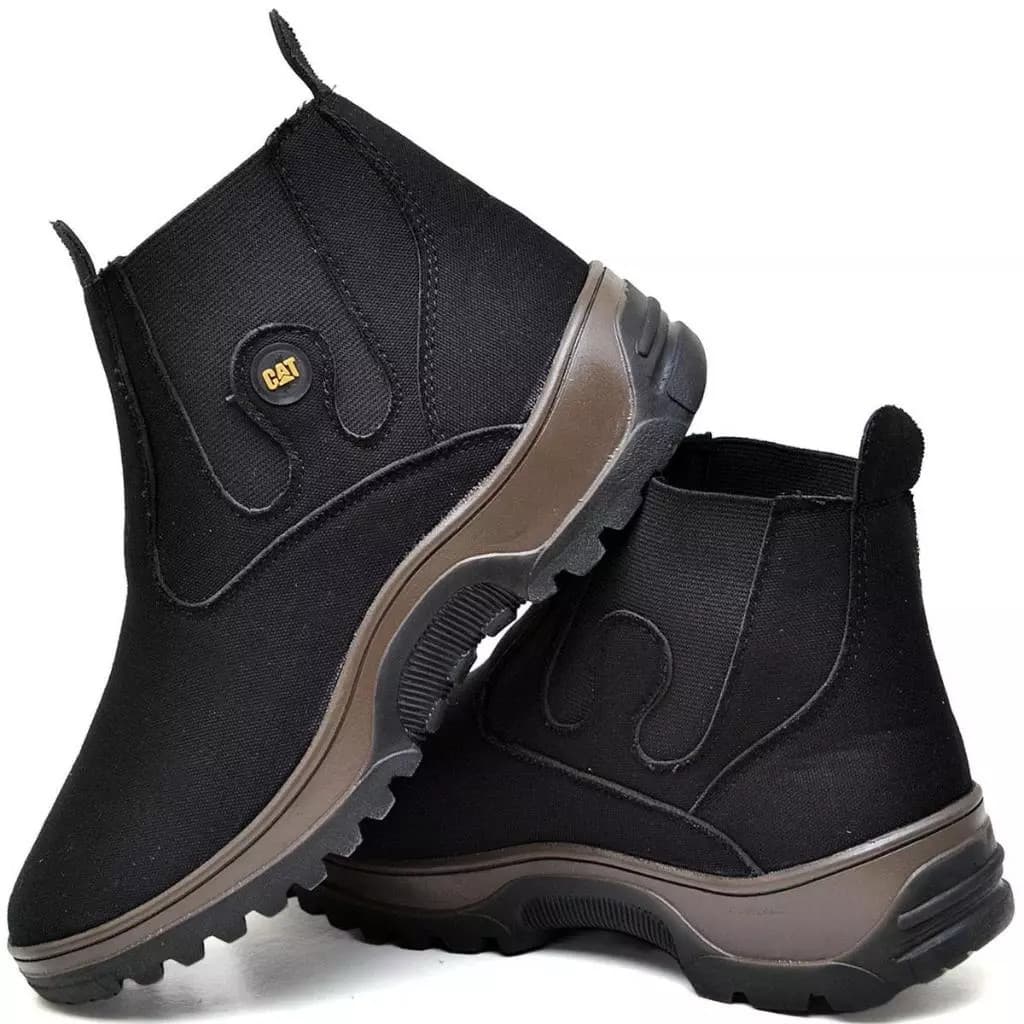 Bota Coturno Masculino Caterpillar Conforto Leve Solado Resistene Trabalho Dia a Dia Rural