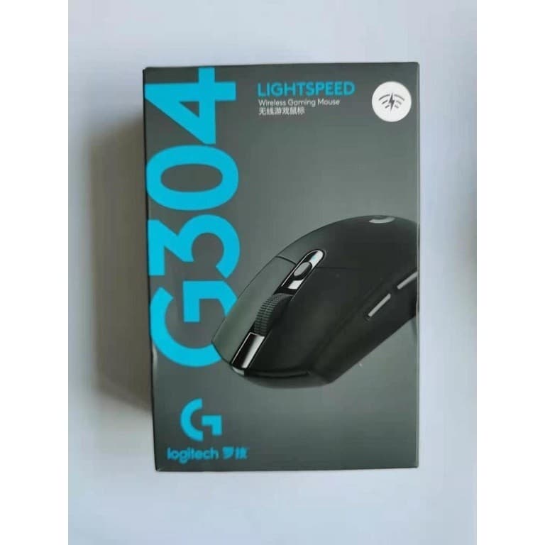Mouse sem fio Logitech G304 2.000 DPI, Design ergonômico, travamento de atraso, silencioso, jogo de mouse sem fio dedica