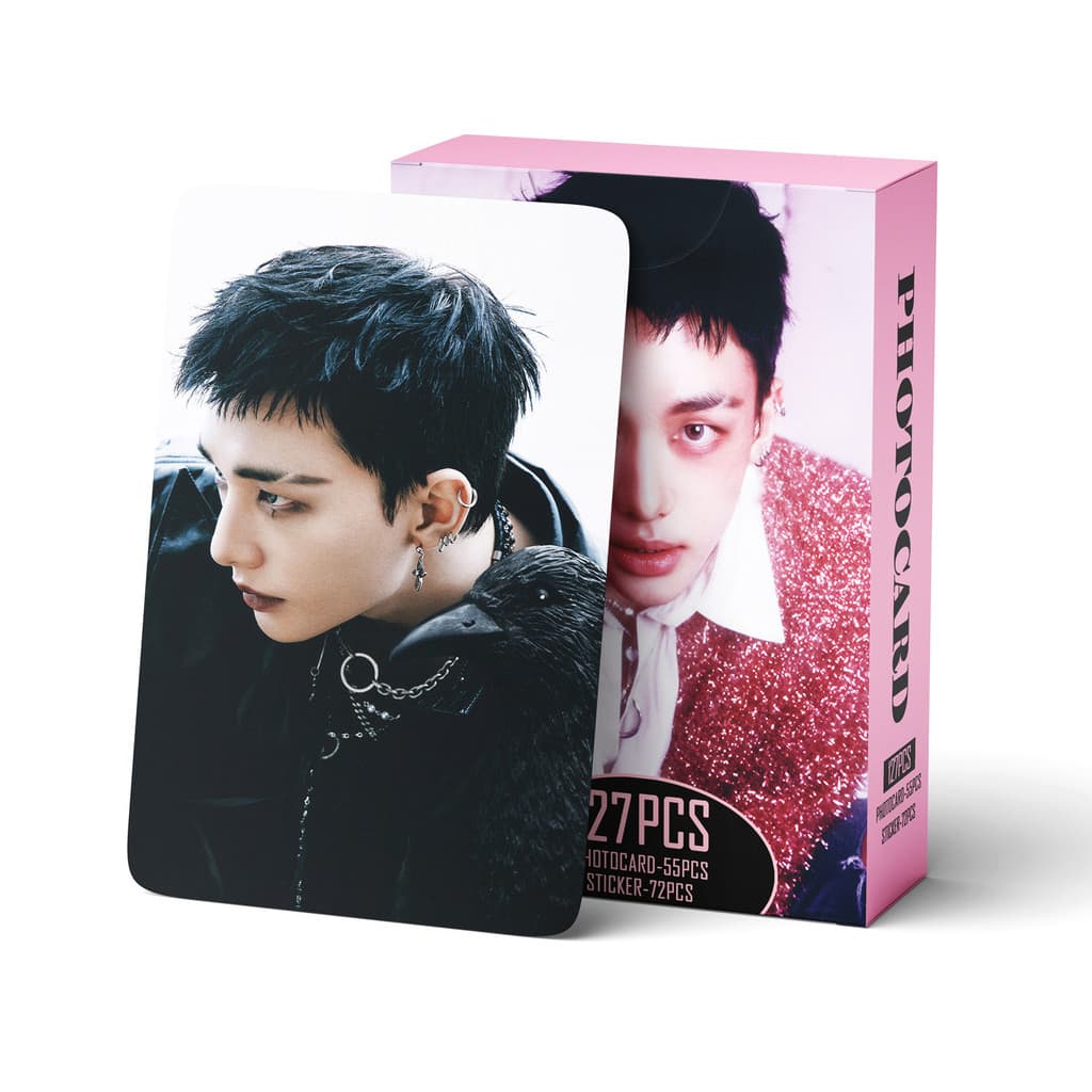 127 Unidades/Caixa Straykids Solo HYUNJIN Photocards Faça O IT HYUN JIN KPOP LOMO Cartão