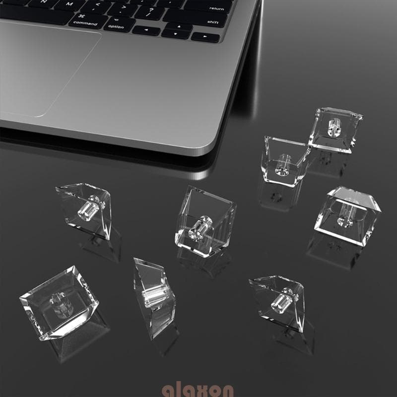 Original Keycaps Teclados Mecânicos Branco Transparentes Switches Origem