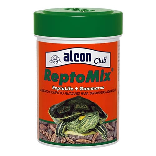 Alcon Reptomix 25g Ração + Gammarus P/ Tartarugas De Agua