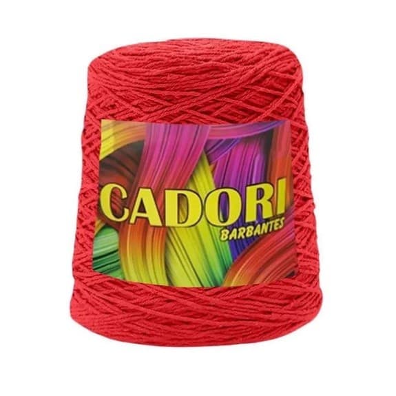 Barbante Cadori 4/6 Rolo 610m P04B - Cor Vermelho 727 