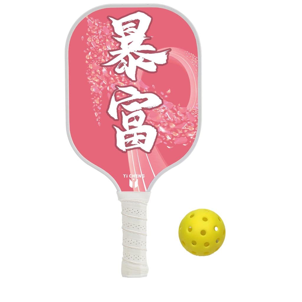 YiCHENG raquete picklebal picklebal fibra de vidro única Ultra-leve masculino feminino raquete de treinamento de competi