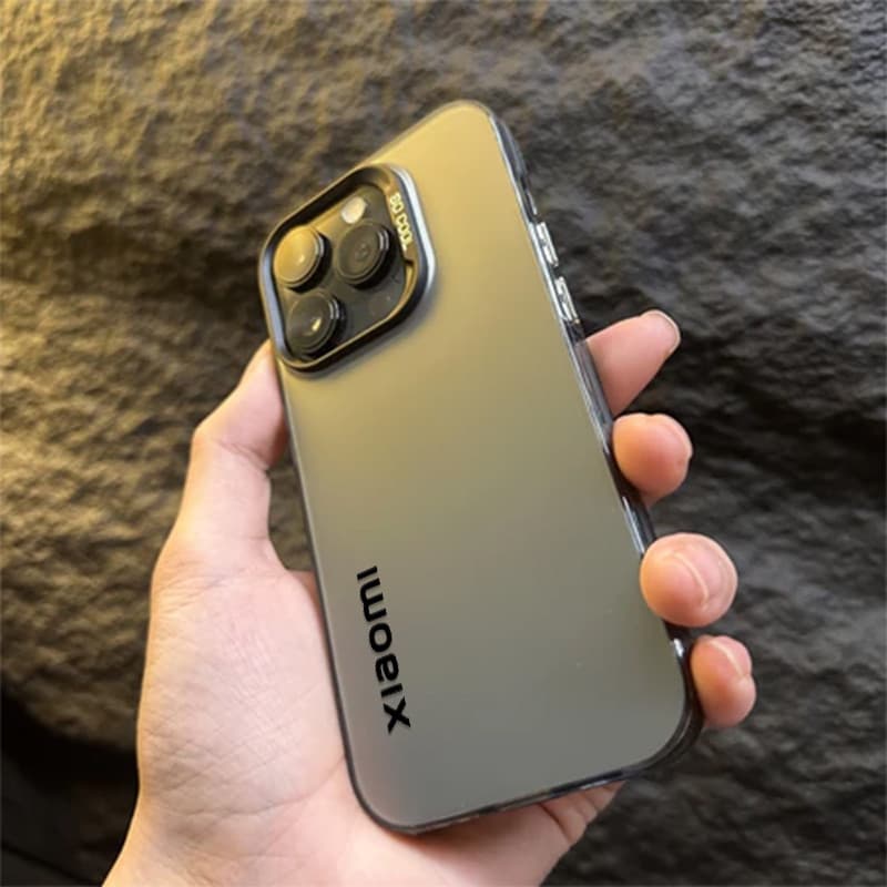 Capinha Ícone minimalista Anti-impacto Para Redmi K80 PRO A5 14C Note 14 13 12 10s 9s Poco F7 ULTRA X7 M4 F6 X6 Capas