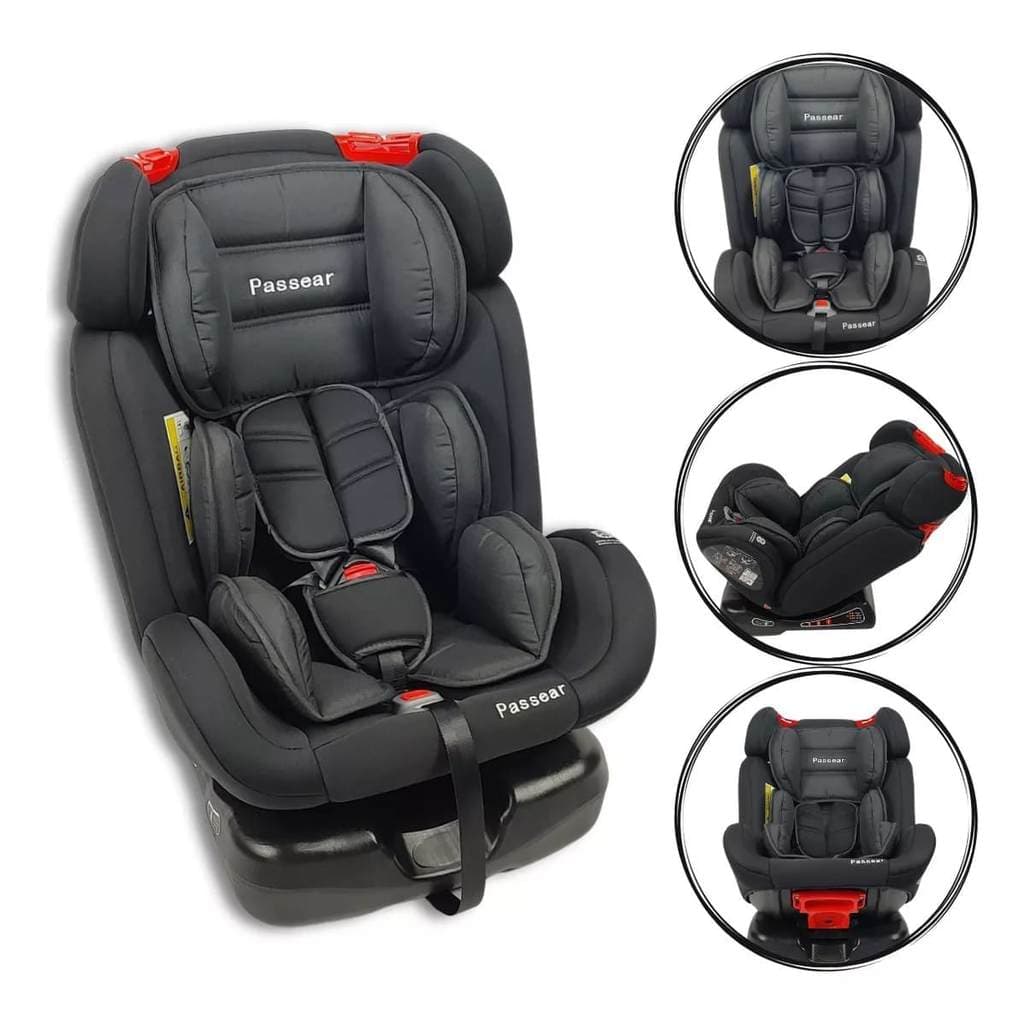 Cadeira Infantil Para Carro Star 0-36kg Preta - Passear